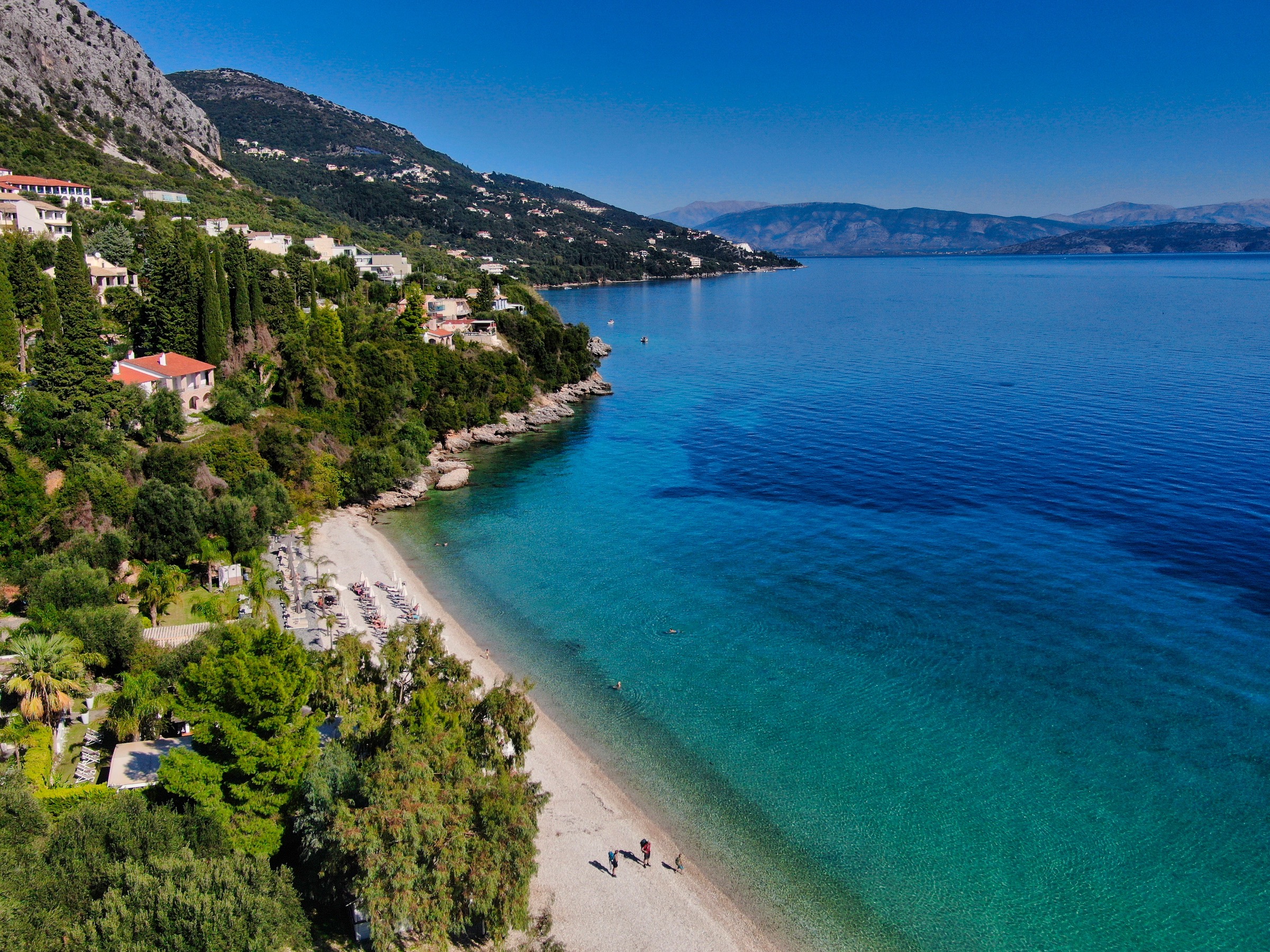 The Ionian Sea off Corfu